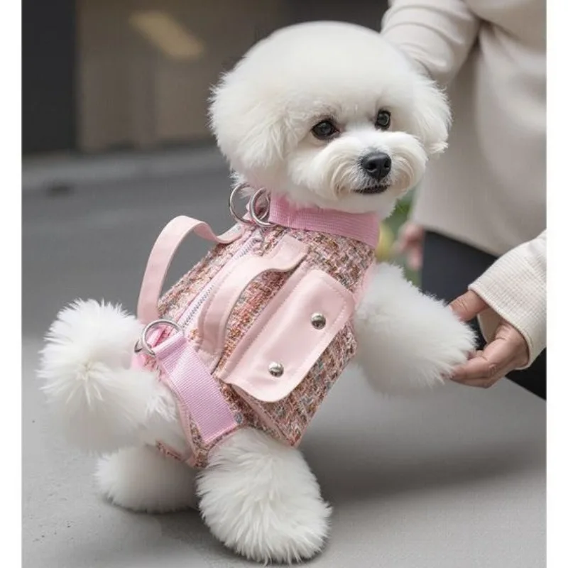 Bolso cruzado portaperros con enganche D y compartimento para paseos - imagen 3