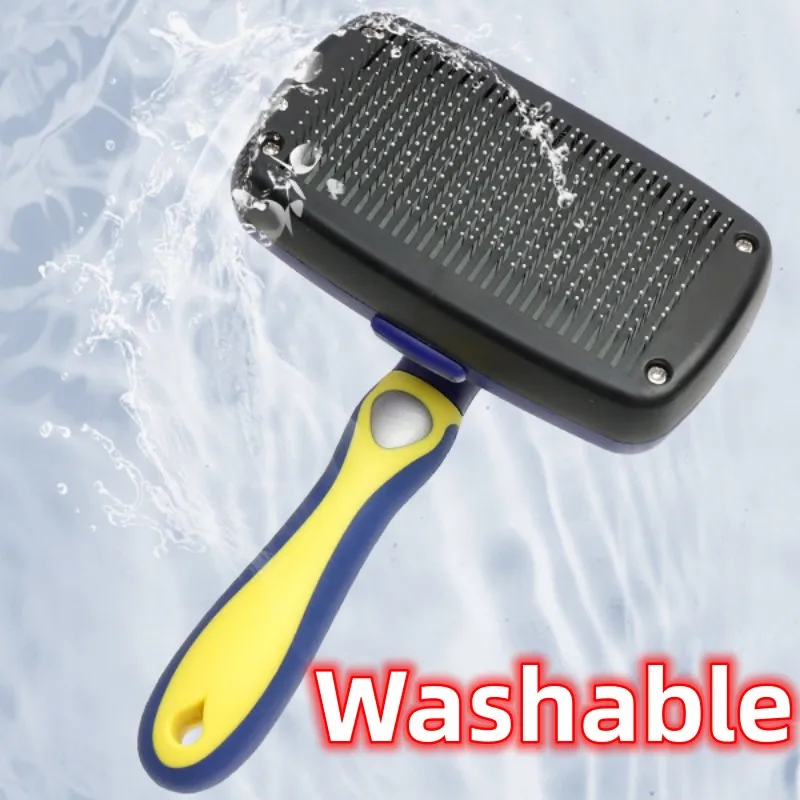 Cepillo de masaje para perros y gatos, peine automático de limpieza automática, recogedor de lana, productos para mascotas - imagen 5