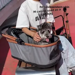 Carrito de transporte para perros y gatos – Plegable y ligero