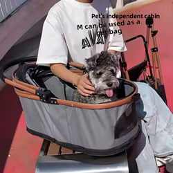 Carrito de transporte para perros y gatos – Plegable y ligero