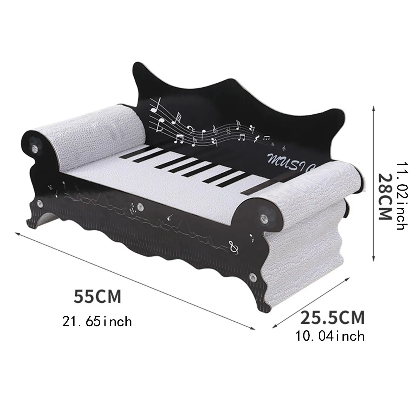 Cat Scratcher Sofa Bed Scratching Pad Grind Claws Furniture Protector Lounge Bed Cat Scratching Board for Indoor Cats Playing