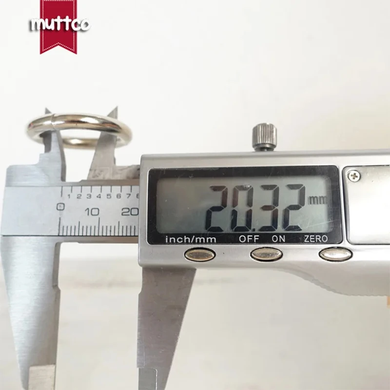 Hebilla de Metal para bolsa, correa para perro y gato, 15mm,20mm,25mm,30mm, anillo redondo, accesorio diy, dureza duradera, 4 colores, 1 ud. - imagen 4