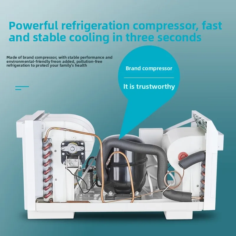 Aire acondicionado para mascotas, sin drenaje, sin instalación, portátil, móvil, pequeño, compresor de aire acondicionado, refrigeración, productos para mascotas - imagen 3