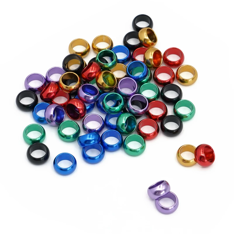 Anillos de aluminio para pájaros, bandas para piernas de palomas, entrenamiento volador al aire libre, identificación de pies, 6 colores, 8mm, 10mm, 10 piezas - imagen 3