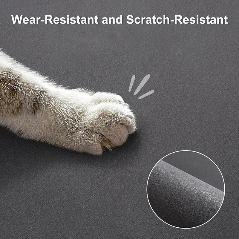 Estera de alimentación ovalada para mascotas, mantel absorbente para gatos, perros, estera dispensadora de agua antideslizante para perros, estera de alimentación para gatos de secado rápido, suministro para mascotas - imagen 5