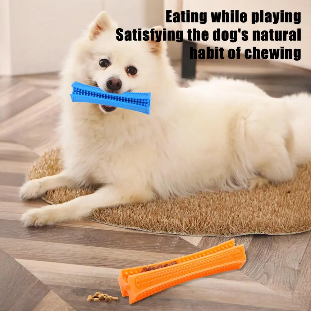 Juguete para masticar para perros, cepillo para perros, cepillos de dientes de limpieza, mordedor interactivo para cachorros, TPR, juguete para el cuidado Dental de mascotas, limpieza de dientes, juguete para perros - imagen 3