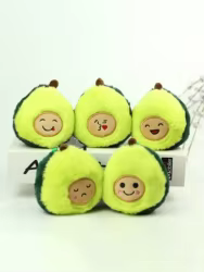 Peluche para gatos con expresión de aguacate – juguete suave y tierno