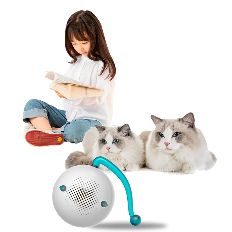 LMZOE-Bola de juguete giratoria automática para mascotas, control inteligente por aplicación, interacción inteligente, evitación de obstáculos, correr, tease cats - imagen 4