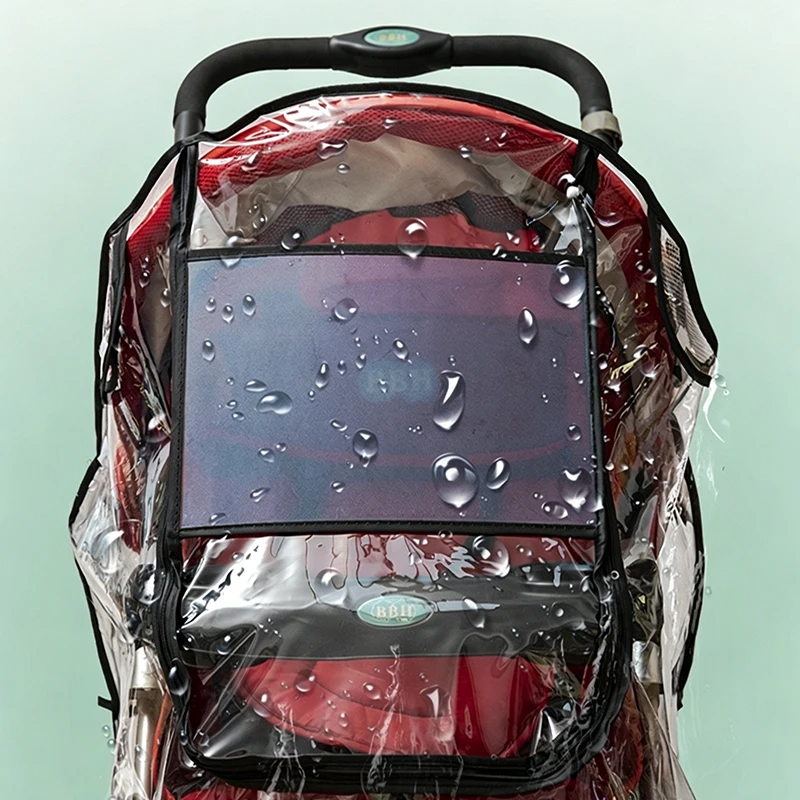 Cubierta impermeable transparente para carrito de gatos y perros - imagen 5