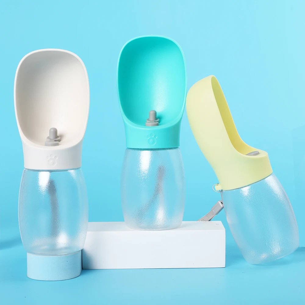 Dispensador de botellas de agua para perros y gatos, cuencos para beber para viajes al aire libre, Bulldog Francés, Pug, alimentador