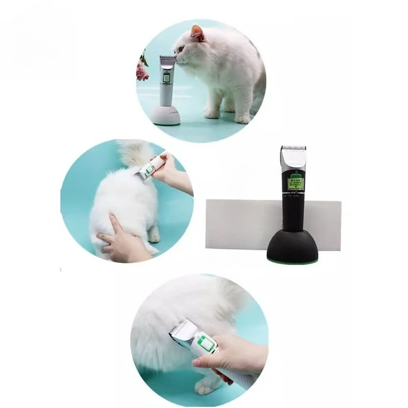 Cortadora de pelo inalámbrica recargable para perros y gatos - imagen 2