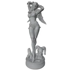 Figura de anime 1/24 – Miniatura para coleccionistas y pintura DIY