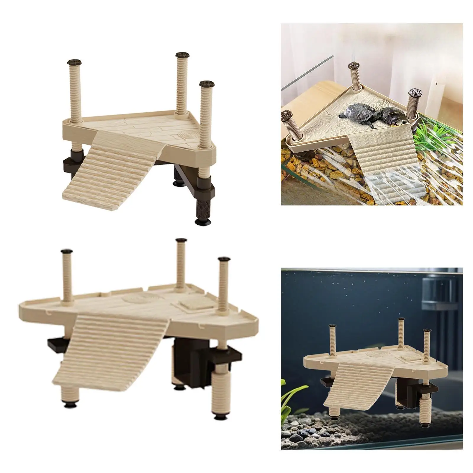 Turtle Basking Platform Sturdy Multi Functional Tortoise Climbing Platform