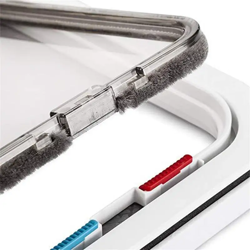 Cerradura de seguridad para paso de perros, kit de puerta de plástico ABS para mascotas pequeñas, bloqueo automático, puede controlar a las mascotas para entrar y salir del cristal de la pantalla - imagen 2