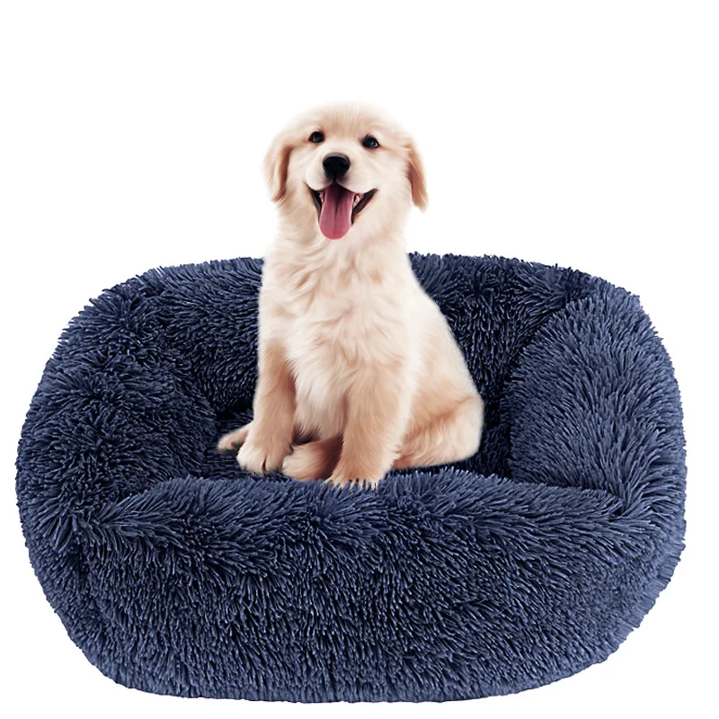 Camas para perros, cama de felpa para mascotas, cojín esponjoso, estera para mascotas de razas pequeñas, suministros para perrera, productos, manta media para cachorros - imagen 2