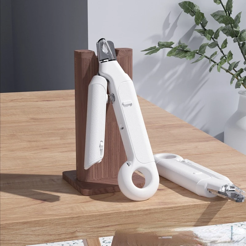 Cortaúñas profesional para mascotas con luz Led, tijeras de aseo para perros, gatos, animales pequeños, recortador de uñas para patas, suministro para mascotas