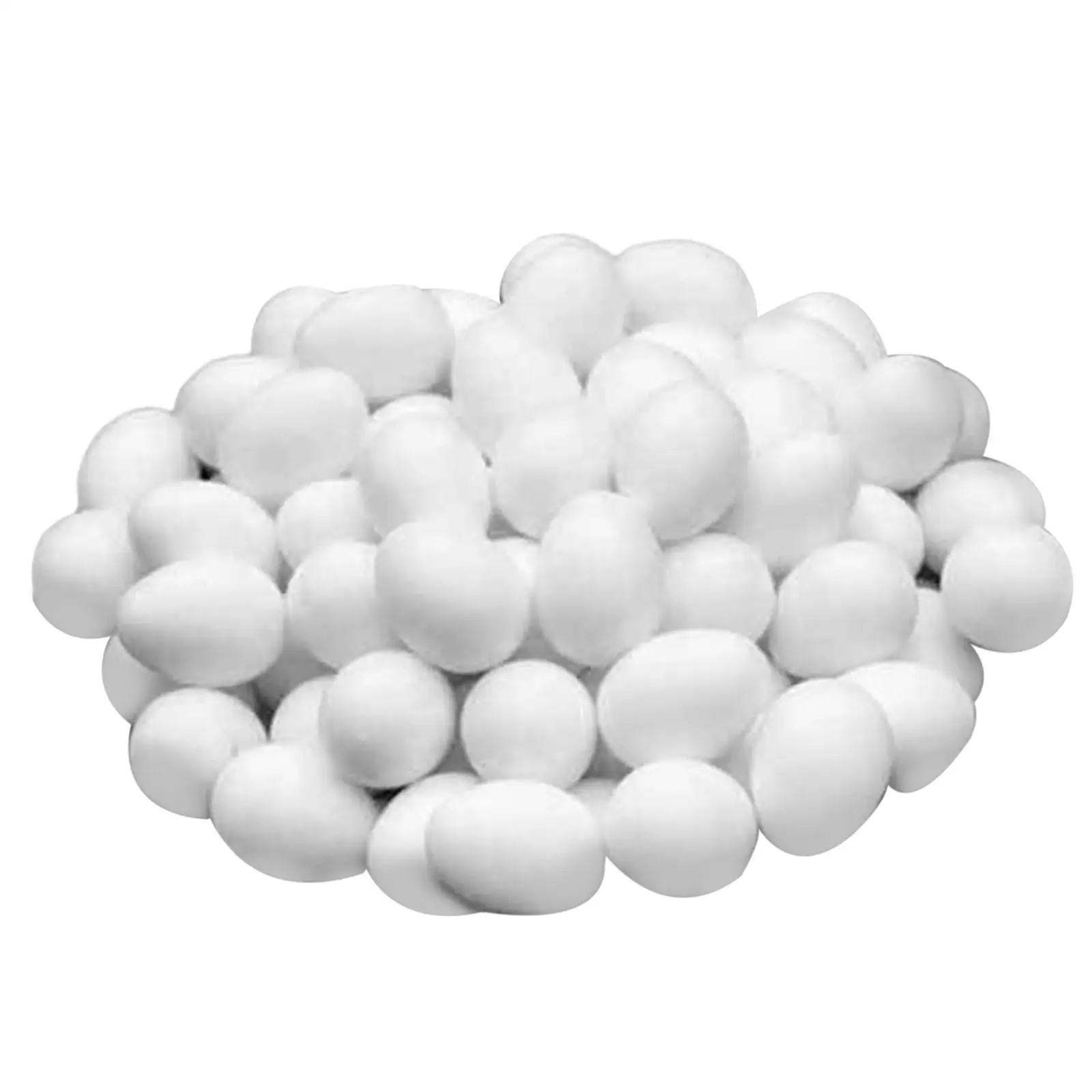 50 Pieces Solid Plastic Pigeon Eggs Dummy Fake False Eggs for Racing Pigeons Breeding Supplies