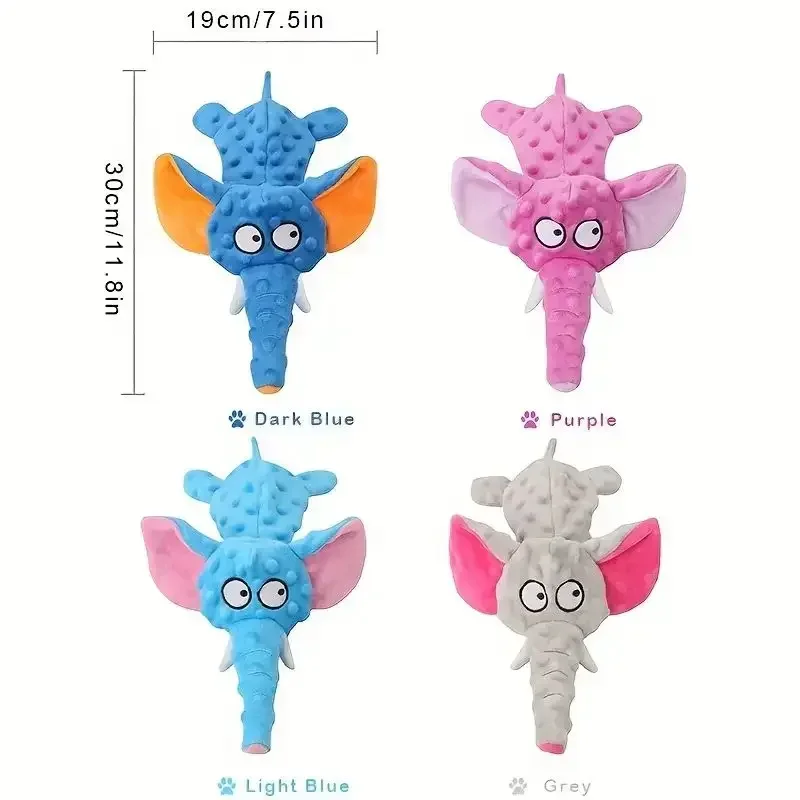 Juguetes para perros, juguete de peluche con chirrido para perros, suministros aptos para todos los cachorros, juguete con sonido para mascotas, divertido y duradero, Molar, juguete bonito, suministros para mascotas - imagen 3