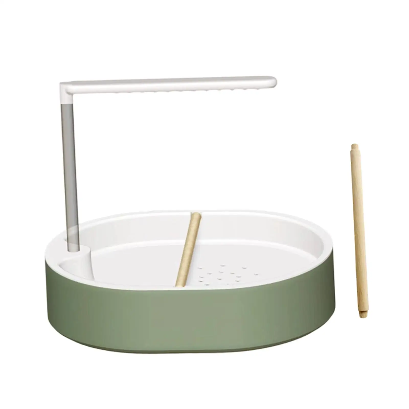 Automatic Bird Bathtub Lightweight Easy to Install Parrot Bath Shower,Bathing,Pet Bath Toy for Medium Birds,Cockatiel Parakeet