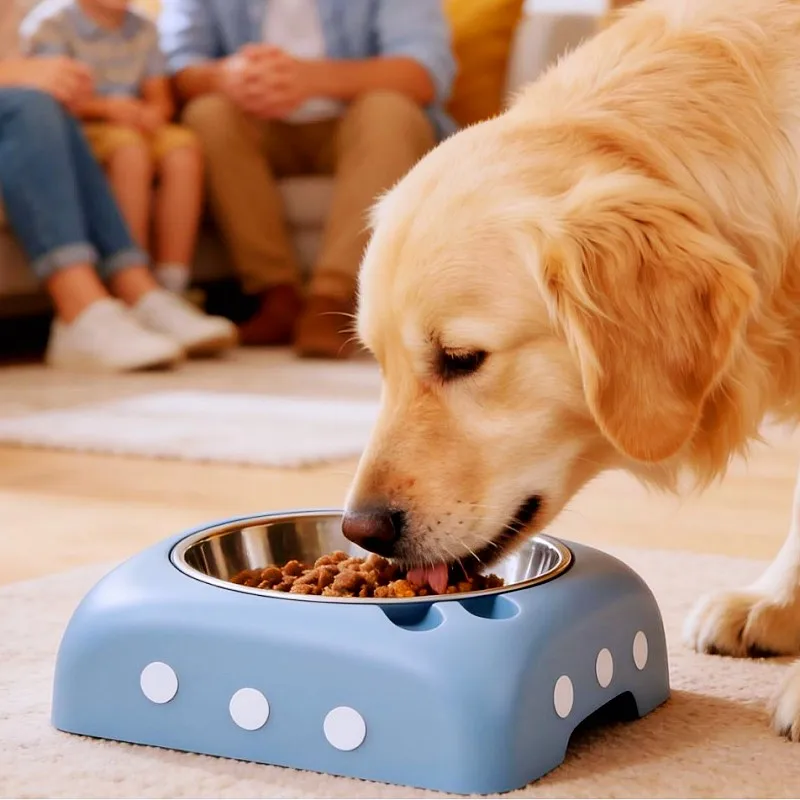 Tazón de acero inoxidable para perros y gatos – comedero y bebedero - imagen 3