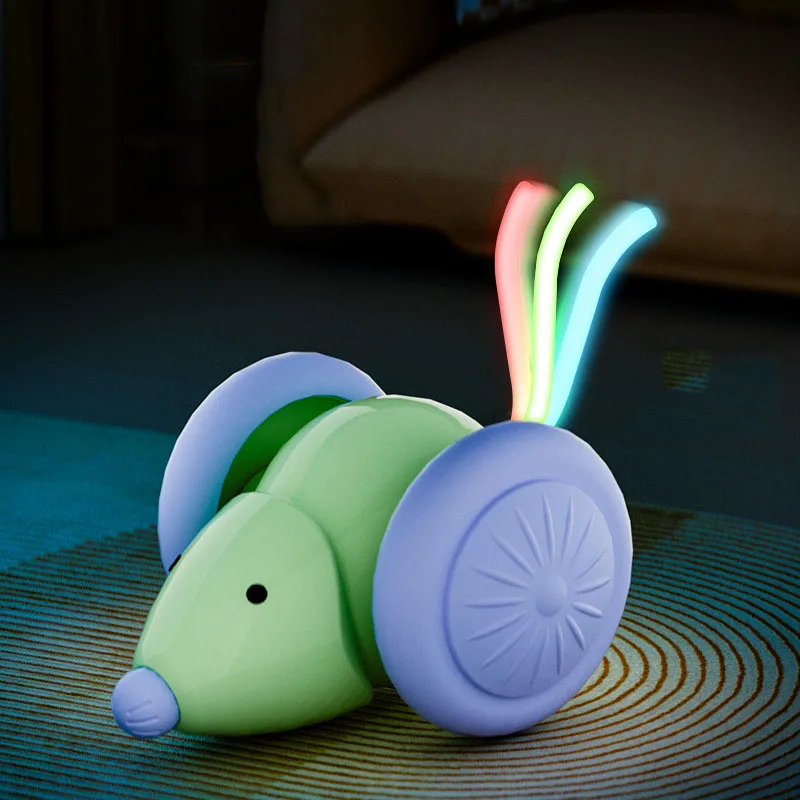 Ratoncillo automático para gatos – Interactivo y recargable con sensor - imagen 4