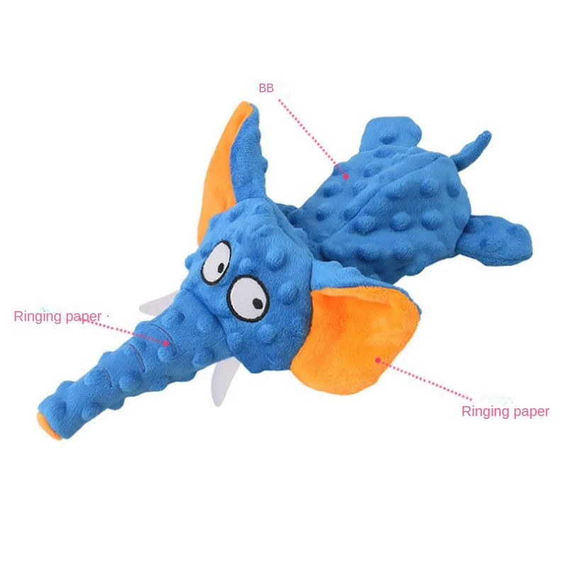 Juguetes de peluche chirriantes para perros, suministros aptos para todos los cachorros, juguete de sonido para mascotas, divertido, duradero, masticar, Molar, lindo juguete, suministros para mascotas - imagen 3