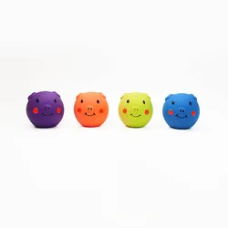Pelota masticable sonora para perros – limpia dientes y diversión