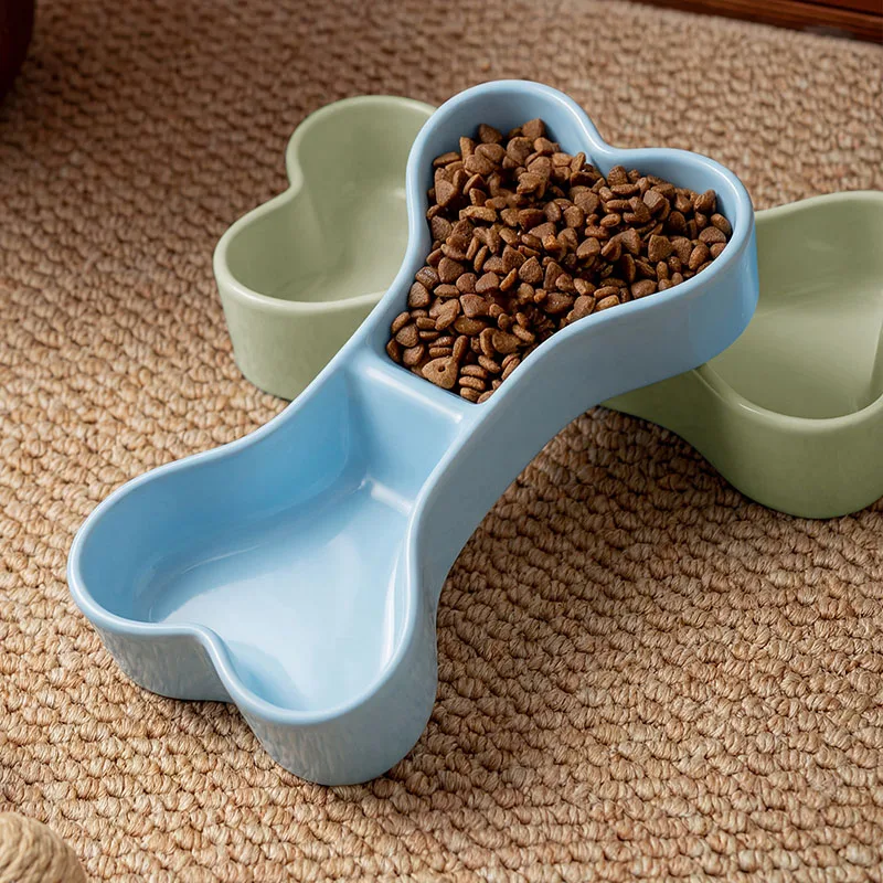 Comedero doble 2 en 1 para perros y gatos – Agua y comida antideslizante - imagen 2