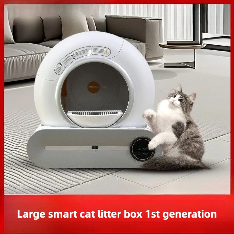Caja arena automática para gatos autolimpiable app y gabinete cerrado - imagen 3