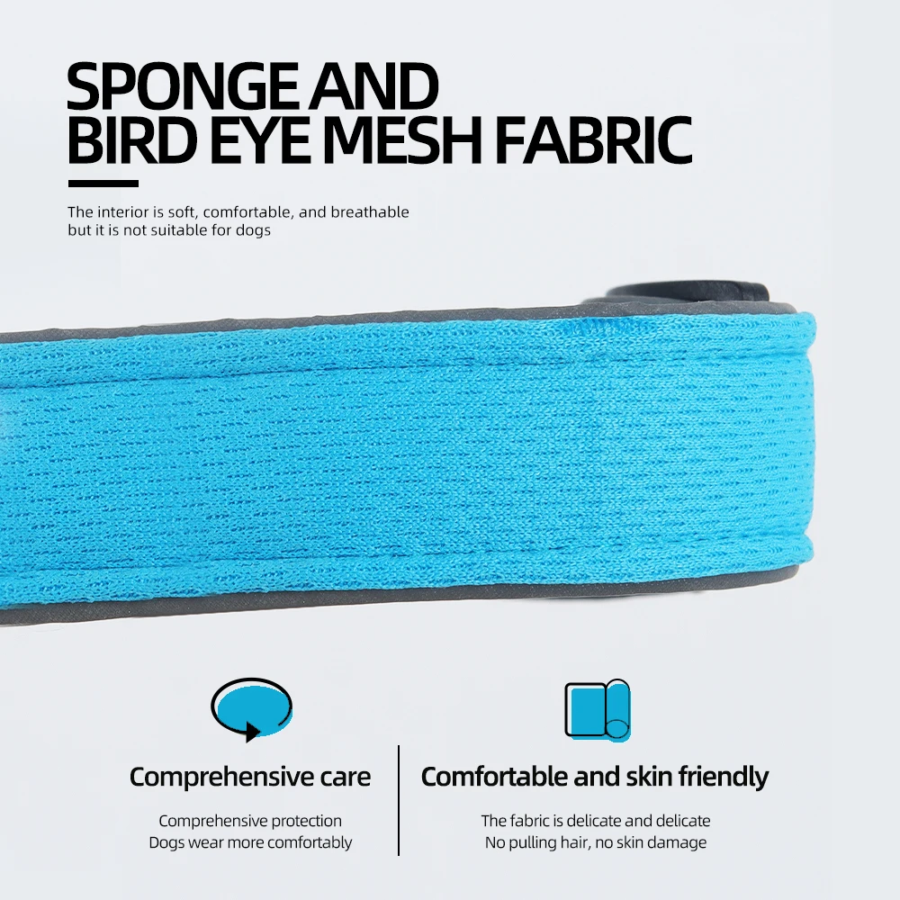 Collar reflectante de nailon para perro, collares ajustables para mascotas de 2cm de ancho, suministros de entrenamiento para caminar al aire libre, cómodos y transpirables - imagen 5