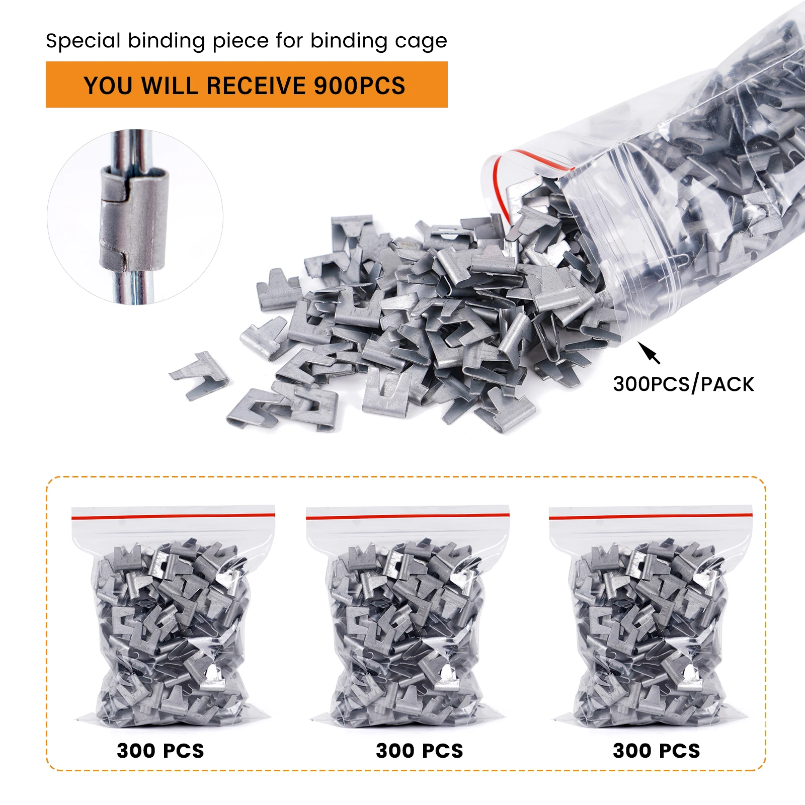 Pet Cage Installation Pliers Nails Chicken Quail Bird Rabbit Animal Cage Repair Clamp P Bayonet Nail Poultry cage accessories - imagen 4