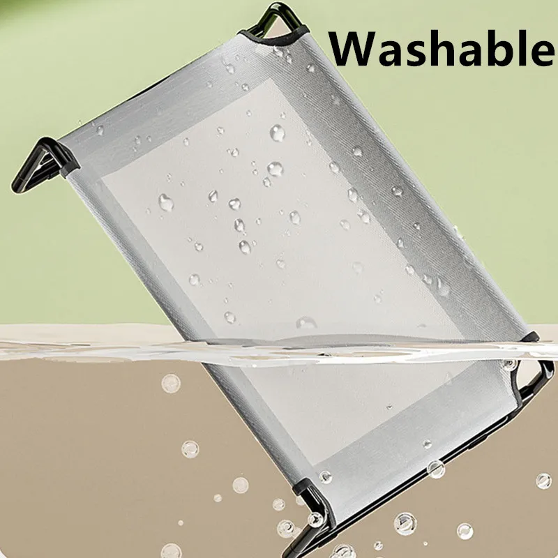 Cama a prueba de humedad para perros grandes, casa de Camping, transpirable, lavable, sofá para mascotas, suministros para el hogar, Verano - imagen 5