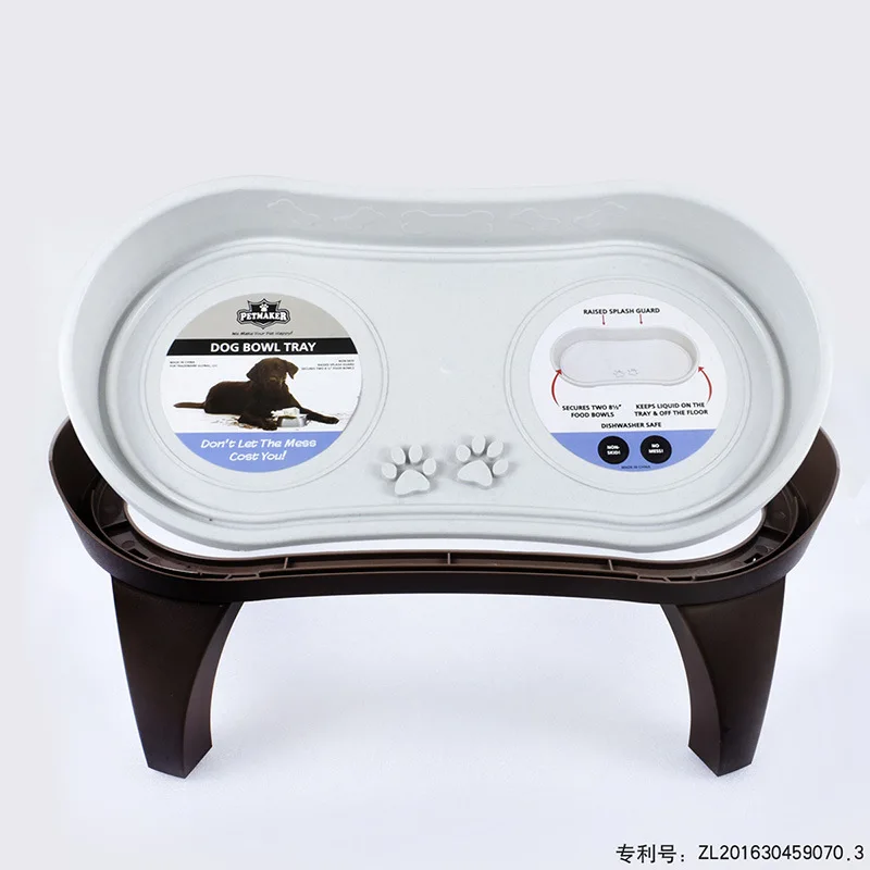 Soporte elevado para comedero y bebedero de perros y gatos - imagen 3
