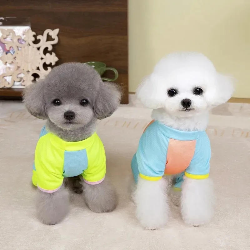 Ropa para perros, camisas de verano para mascotas, camisa para perros, cachorros, ropa de primavera, blusa, productos de ropa - imagen 2