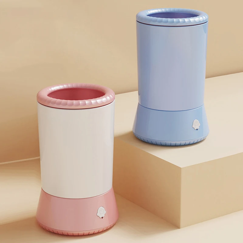 Lavadora eléctrica de patas de mascotas, limpiador portátil de patas de perro, taza lavadora de pies portátil, máquina de limpieza de pies cómoda, cepillos para perros