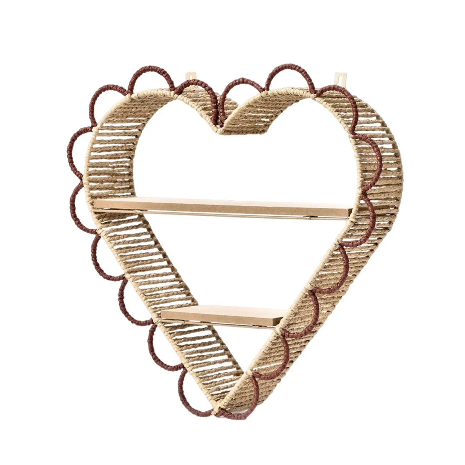 Heart Wall Shelf Modern Multifunction Rustic Trinket Storage 2 Layers Organizer for Bathroom, Vanity, Living Room, Home Decor Heart Wall Shelf Modern Multifunction Rustic Trinket Storage 2 Layers Organizer for Bathroom, Vanity, Living Room, Home Decor