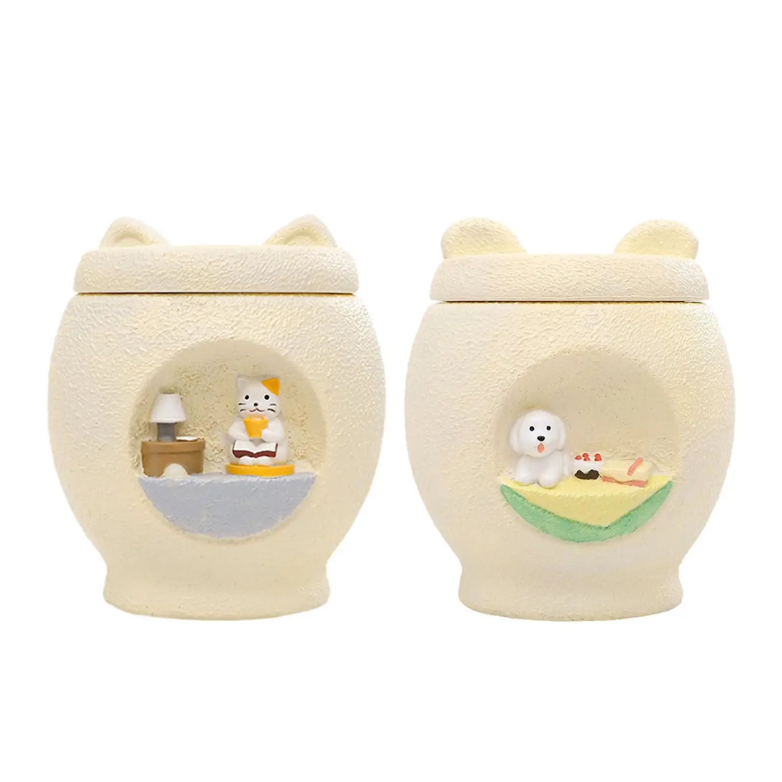 Urnas de cremación conmemorativas para mascotas, soporte para cenizas conmemorativo, ligero, mantiene recuerdos, estuche de memoria para mascotas, recuerdo para gatitos, conejos y conejos