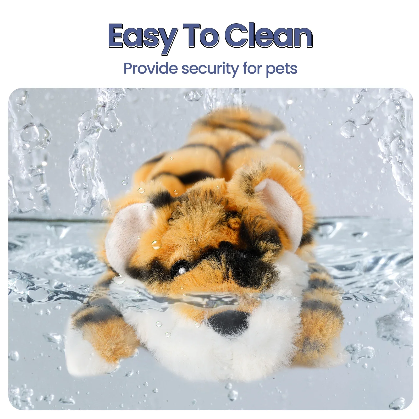 Nuevos lindos juguetes de peluche chirriantes mascota lobo conejo Animal de peluche de juguete perro masticar silbido estridente inflar ardilla juguetes para perros - imagen 2