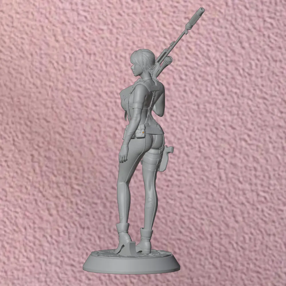 Figura Sniper Girl 75 mm - estatua coleccionable para mascotas - imagen 2