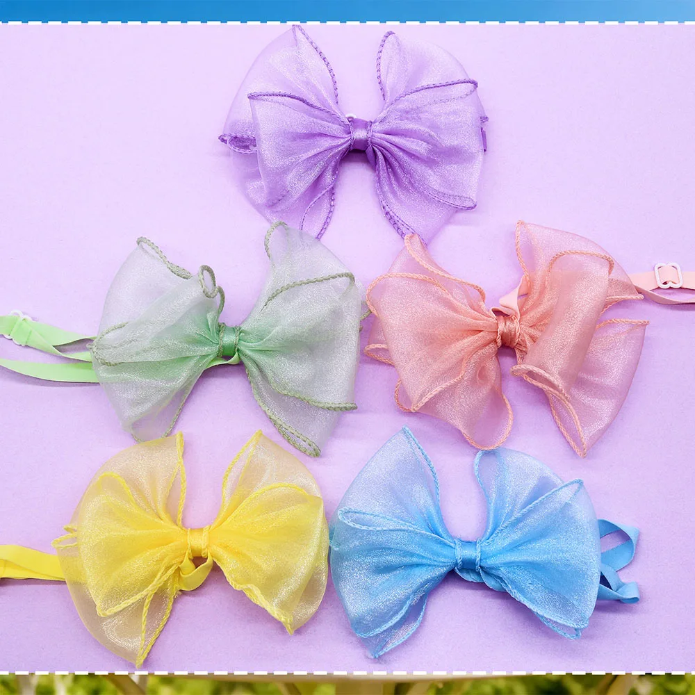 Lazos para la cabeza en gato y perro – Colores lisos - imagen 3