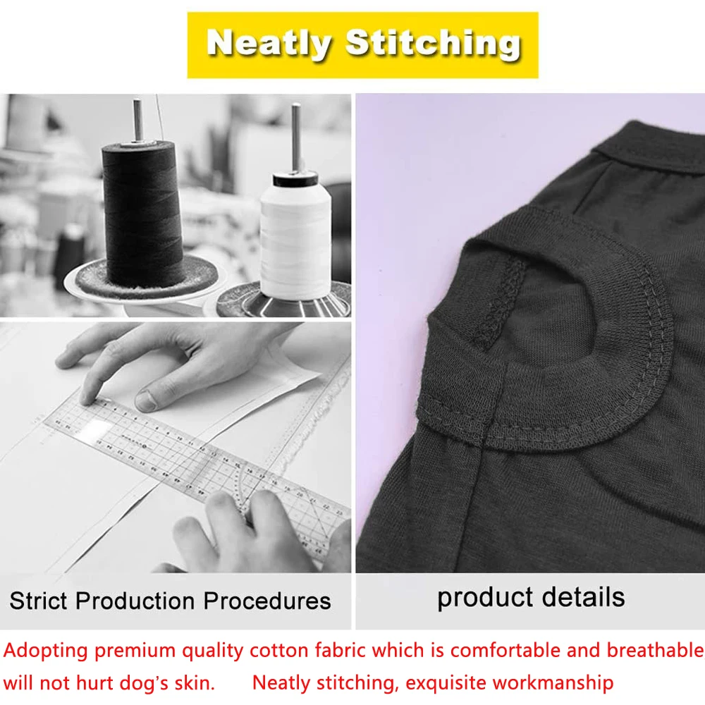 Ropa de camisa para perros, camiseta de primavera y verano, ropa, camisas suaves en blanco, ropa para perros Extra pequeños, medianos y grandes - imagen 3