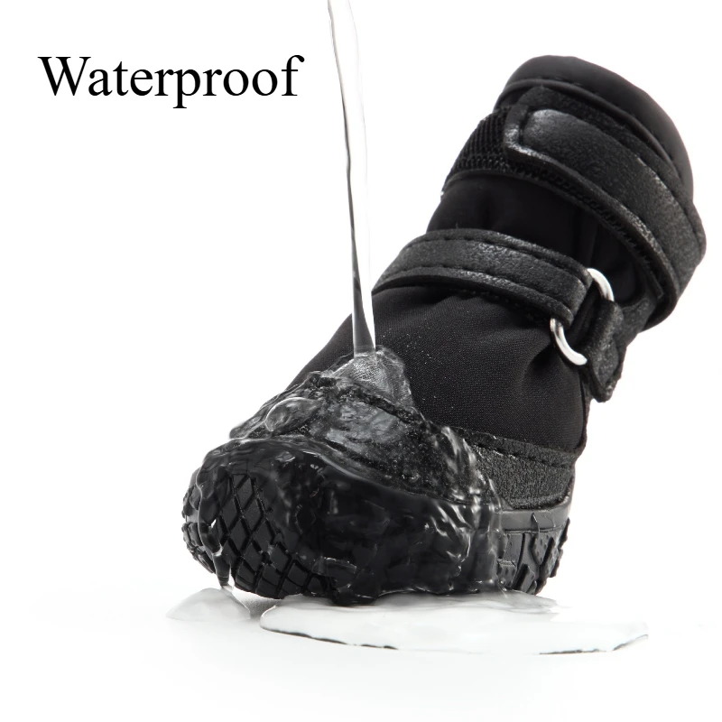 Zapatos impermeables para perros, zapatos para caminar al aire libre, Bichon pequeño, resistente al desgaste, suave, antideslizante, suministros para mascotas, productos cómodos - imagen 5