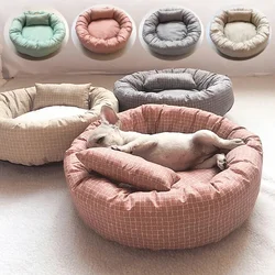 Cama nido suave para gatos y perros pequeños – Funda lavable