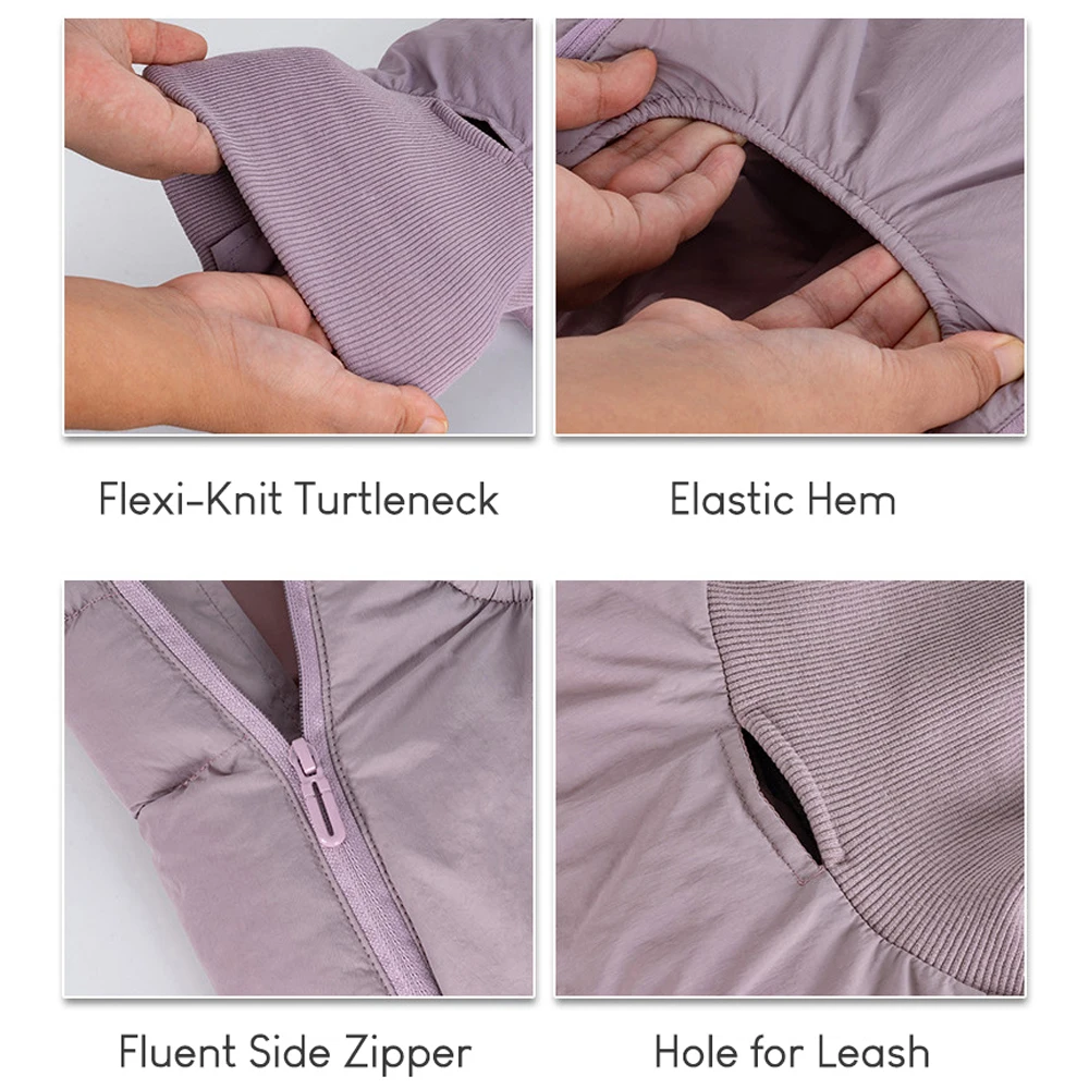 Ropa cálida de invierno para perros, traje para perros al aire libre con cuello alto a prueba de viento para perros pequeños y medianos, abrigo grueso de lana Sherpa para perros Whippet - imagen 4