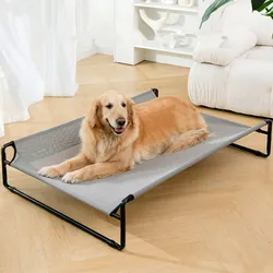 Cama fresquita de verano para perros grandes – Nido ligero y transpirable