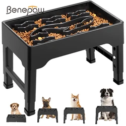 Comedero lento elevado antihurto para perros y gatos – Antideslizante