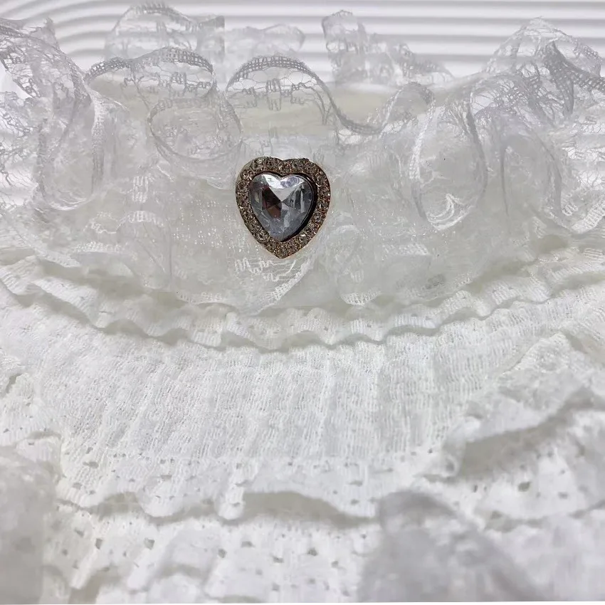 Camisa con parte inferior de encaje y cuello alto para mascotas, ropa para gatos, ropa de manga corta para perros y mascotas, ropa de princesa para cachorros - imagen 2