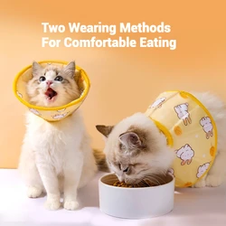 Collar isabelino para gatos – Protege heridas y evita lamidos