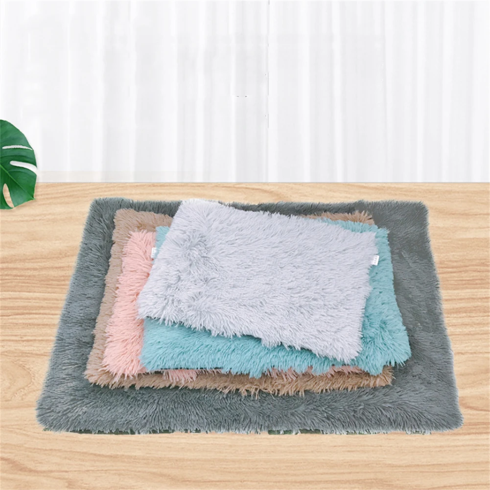 Alfombrillas de Interior para mascotas, manta antideslizante para perros pequeños, medianos y grandes, súper suave, gato, cachorro, cojín para camas, estera de cama de peluche para perro larga - imagen 2