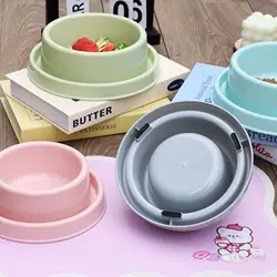 Platos antideslizantes para perros y gatos con base estable